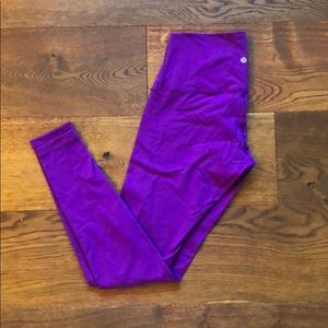 Purple High-Rise Full-Length Wonder Unders Sz 12
